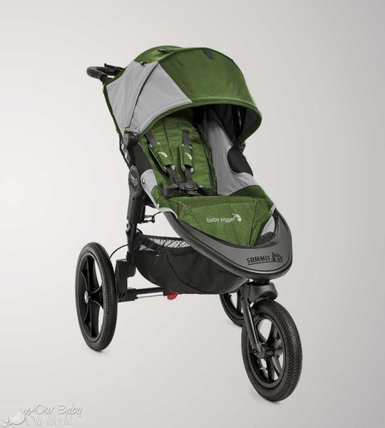 Picture of Baby Jogger Summit X3 Single - Green/Gray