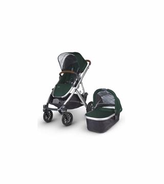 Picture of Uppa Baby VISTA Stroller Austin (Hunter/Silver/Leather)