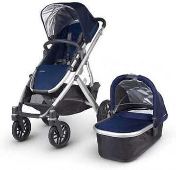 Picture of Uppa Baby VISTA Stroller - Taylor (Indigo/Silver)