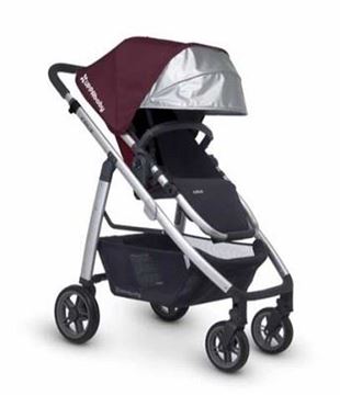 Picture of Uppa Baby CRUZ Stroller -Dennison (Bordeaux/Silver)