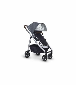 Picture of Uppa Baby CRUZ Stroller - Gregory (Blue Marl/Silver/Leather) Specialty Exclusive for 2 months